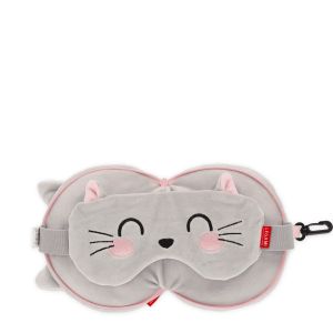 Coussin de voyage avec masque de sommeil Kitty
