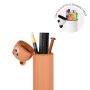Trousse scolaire en Silicone 2-en-1 Kawaii Teddy Bear