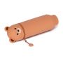 Trousse scolaire en Silicone 2-en-1 Kawaii Teddy Bear