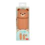 Trousse scolaire en Silicone 2-en-1 Kawaii Teddy Bear