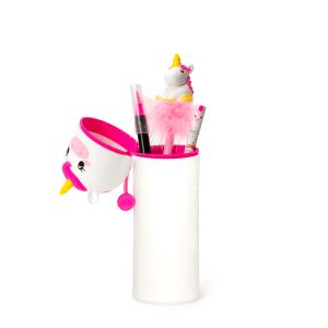 Trousse scolaire en Silicone 2-en-1 Kawaii Unicorn