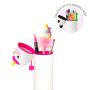 Trousse scolaire en Silicone 2-en-1 Kawaii Unicorn