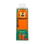 Trousse scolaire en Silicone 2-en-1 Kawaii Tiger