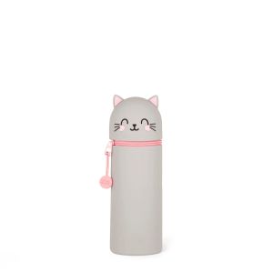 Trousse scolaire en Silicone 2-en-1 Kawaii Kitty