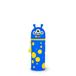 Trousse scolaire en Silicone 2-en-1 Kawaii Monster