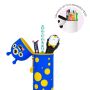 Trousse scolaire en Silicone 2-en-1 Kawaii Monster