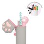 Trousse scolaire en Silicone 2-en-1 Kawaii Kitty Paw