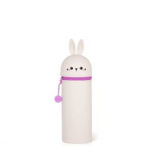 Trousse scolaire en Silicone 2-en-1 Kawaii Bunny