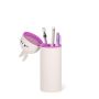 Trousse scolaire en Silicone 2-en-1 Kawaii Bunny