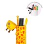 Trousse scolaire en Silicone 2-en-1 Kawaii Giraffe