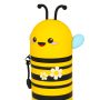 Trousse scolaire en Silicone 2-en-1 Kawaii Bee