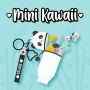 Porte-monnaie porte-clés Mini Kawaii Panda