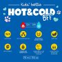 Gourde en acier inoxydable Hot&Cold BFF 0,31L Panda