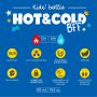 Gourde en acier inoxydable Hot&Cold BFF 0,31L Penguin