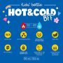 Gourde en acier inoxydable Hot&Cold BFF 0,31L Unicorn