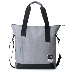 Tote bag ordinateur 13 pouces 35 cm Gris Clair