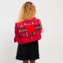Cartable Butterfly Clan Tartan 38 cm Rouge