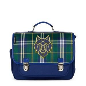Cartable Wolf Clan Tartan 38 cm Vert