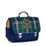 Cartable Wolf Clan Tartan 38 cm Vert