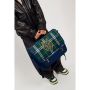 Cartable Wolf Clan Tartan 38 cm Vert