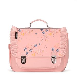 Cartable à froufrous Stella Rose 38 cm Rose