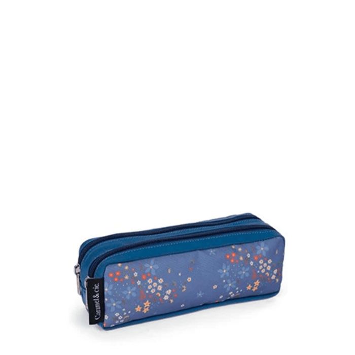 Trousse Double Stella Bleu 21 cm Bleu