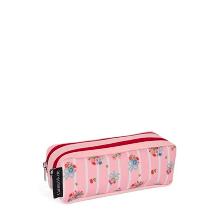 Trousse Double Coral Blossom 21 cm Rose