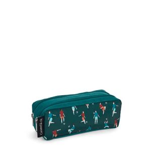 Trousse Double Playground 21 cm Vert