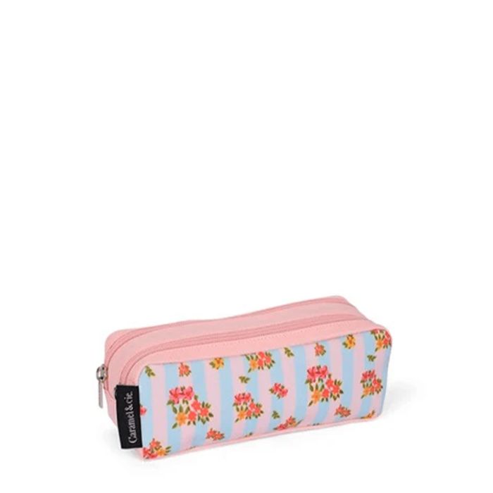 Trousse Double Eternal Liberty 21 cm Rose et Bleu