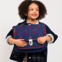 Cartable Velvet Cherries 32 cm Bleu et Rouge