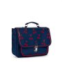Cartable Velvet Cherries 32 cm Bleu et Rouge