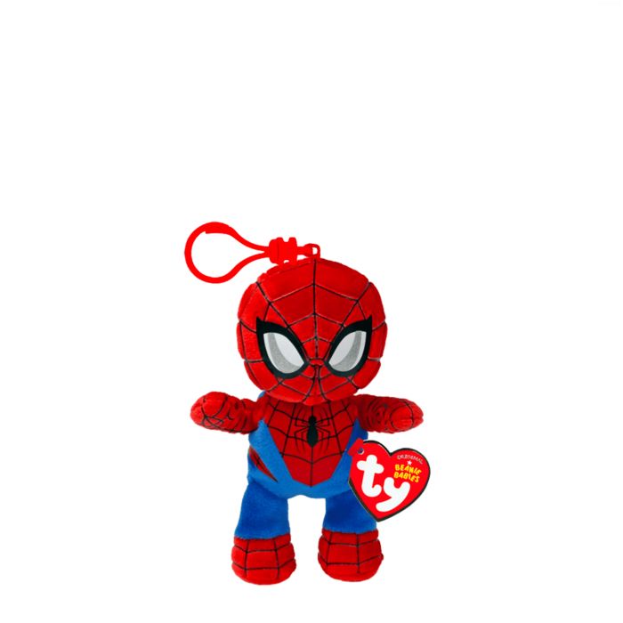 Porte-clés peluche Beanie Clips 9.5 cm Spiderman