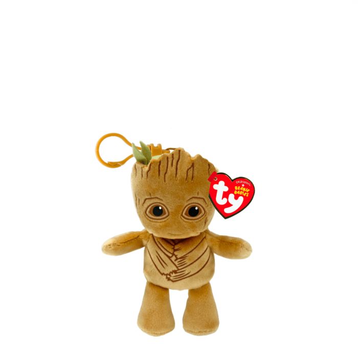 Porte-clés peluche Beanie Clips 9.5 cm Groot