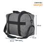 Sac de voyage 40 cm Compatible Easyjet Grey