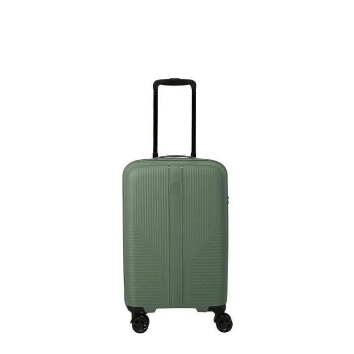 Valise cabine rigide S Slim Air Stripe Vert