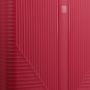 Valise cabine rigide S Slim Air Stripe Rouge