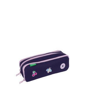 Trousse scolaire triple Nos amis, les animaux 22 cm Joy