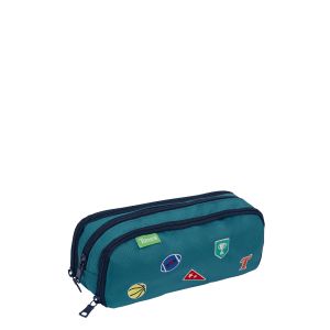 Trousse scolaire triple Top départ 22 cm Dan