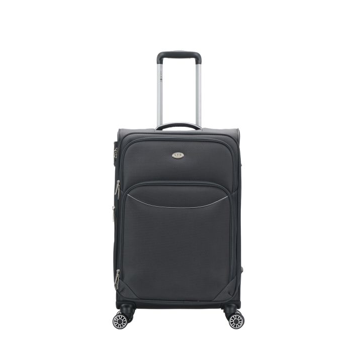 Valise M souple 1737 Extensible 67 cm Gris