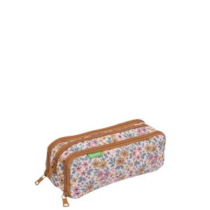 Trousse scolaire triple Jardin secret 22 cm Héloïse