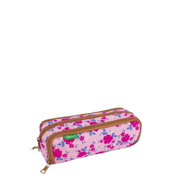 Trousse scolaire triple Jardin secret 22 cm Aurore