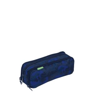 Trousse scolaire triple Drôles de Bêtes 22 cm Basile