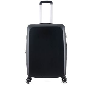 Valise rigide L 377 Extensible 76 cm Noir