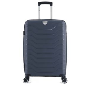 Valise XL rigide 2435 87 cm Extensible Gris Foncé