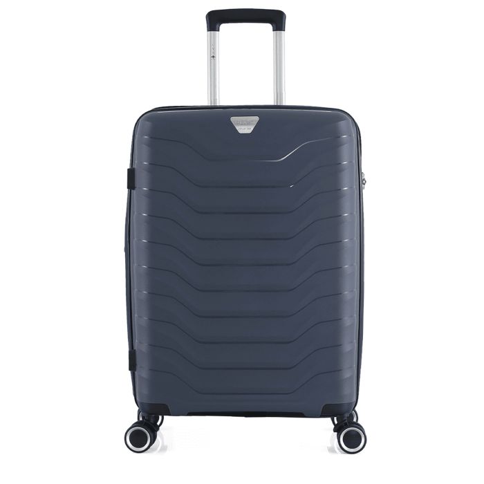 Valise XL rigide 2435 87 cm Extensible Gris Foncé