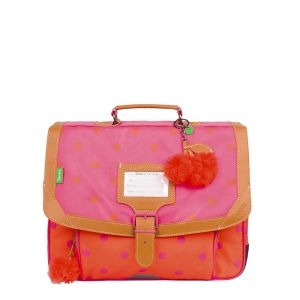 Cartable scolaire Un pour tous, tous pompoms 35 cm Sidonie