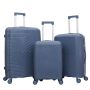 Lot de 3 valises rigides 2551 Bleu