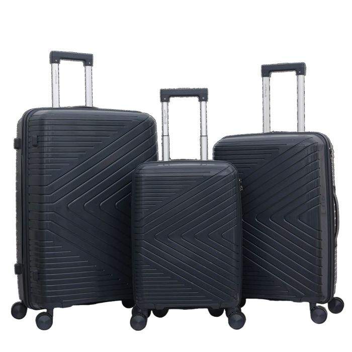 Lot de 3 valises rigides 2551 Gris Foncé