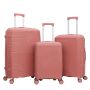 Lot de 3 valises rigides 2551 Rose