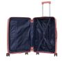 Lot de 3 valises rigides 2551 Rose